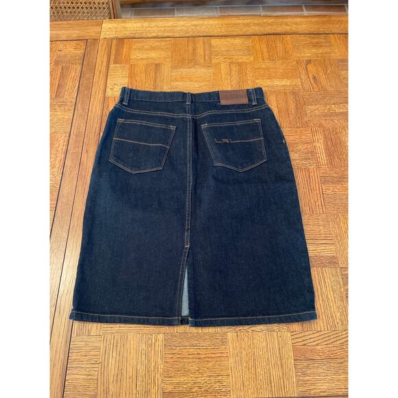 LRL LAUREN RALPH LAUREN DENIM SKIRT SIZE 4 - Picture 4 of 6